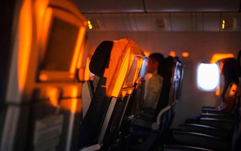 Flugzeuginnenraum